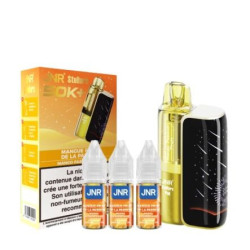 JNR Puff 50K Stellarc 1200mAh + 3 e liquides Mango Passion Fruit