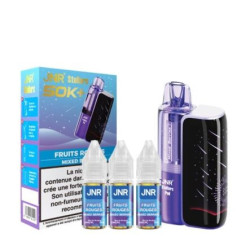 JNR Puff 50K Stellarc 1200mAh + 3 e liquides Mixed Berries