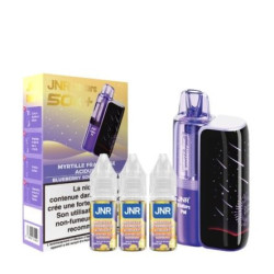 JNR Puff 50K Stellarc 1200mAh + 3 e liquides Blueberry Sour Raspberry