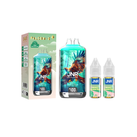 Kit Falcon X 28000 (2x10ml ) JNR Mango Passion Fruit - 10 mg – vue 1