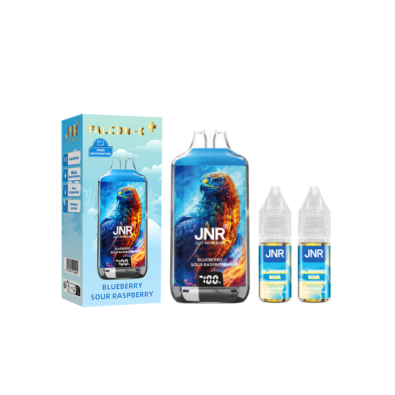 Kit Falcon X 28000 (2x10ml ) JNR Blueberry Sour Raspberry Fruité