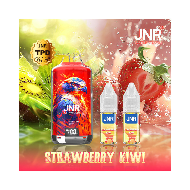 Kit Falcon X 28000 (2x10ml ) JNR Strawberry Kiwi - 20 mg
