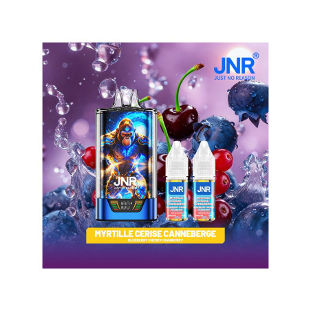 Blueberry Cherry Cranberry 43000 Puffs GorillaX JNR