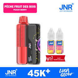 Puff Lira Glow 45K 2x10ml Lira Glow JNR Peach Berry