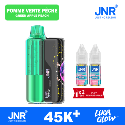Puff Lira Glow 45K 2x10ml Lira Glow JNR Green Apple Peach