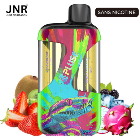 Puff Zpluse 42K sans nicotine Zpluse JNR Strawberry Kiwi + Black Dragon Ice – vue 1