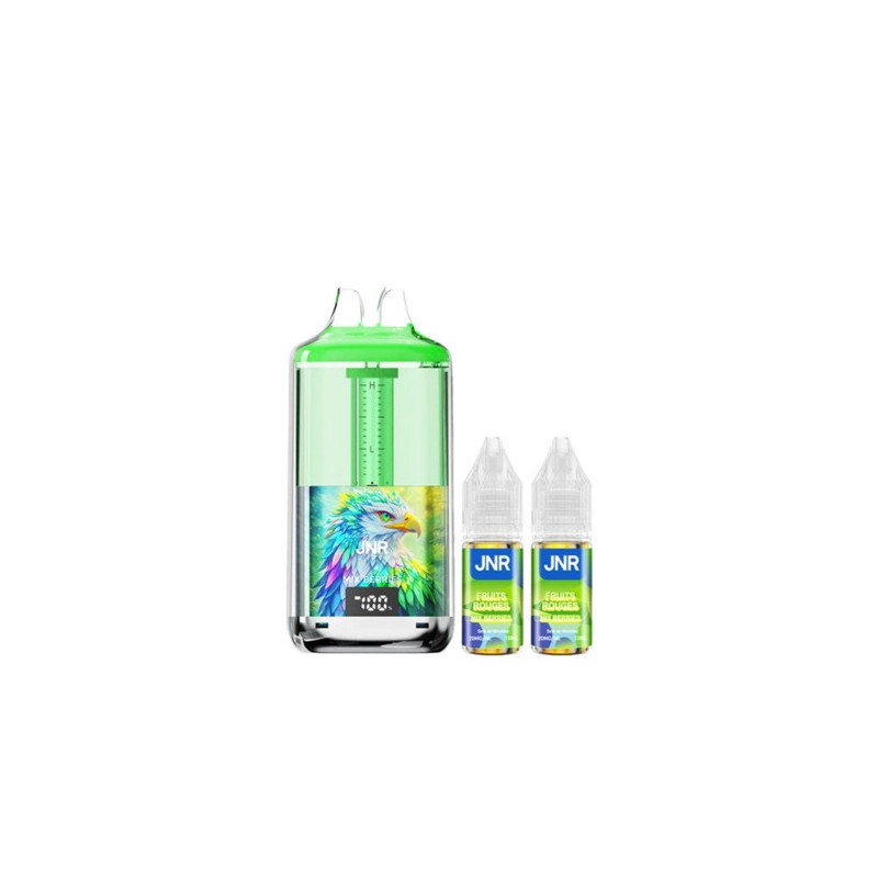 Kit Mixed Berries 30000 puffs 2x10ml Falcon Gem + JNR