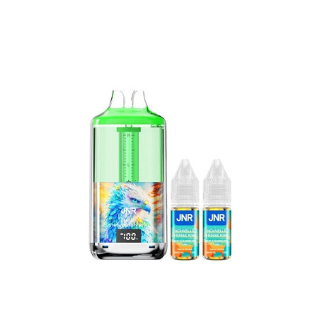 Kit New Strawberry Kiwi 30000 puffs 2x10ml Falcon Gem + JNR – vue 1