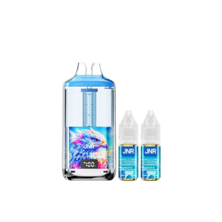 Kit New Blue Cherry Cranberry 30000 puffs 2x10ml Falcon Gem + JNR – vue 1