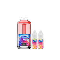 Kit New Peach Ice 30000 puffs 2x10ml Falcon Gem + JNR – vue 1
