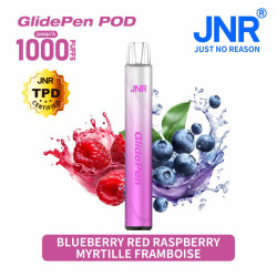 Blueberry Red Raspberry 1000 PUFFS GLIDE PEN JNR – vue 1