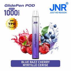 Blue Razz Cherry 1000 PUFFS GLIDE PEN JNR – vue 1